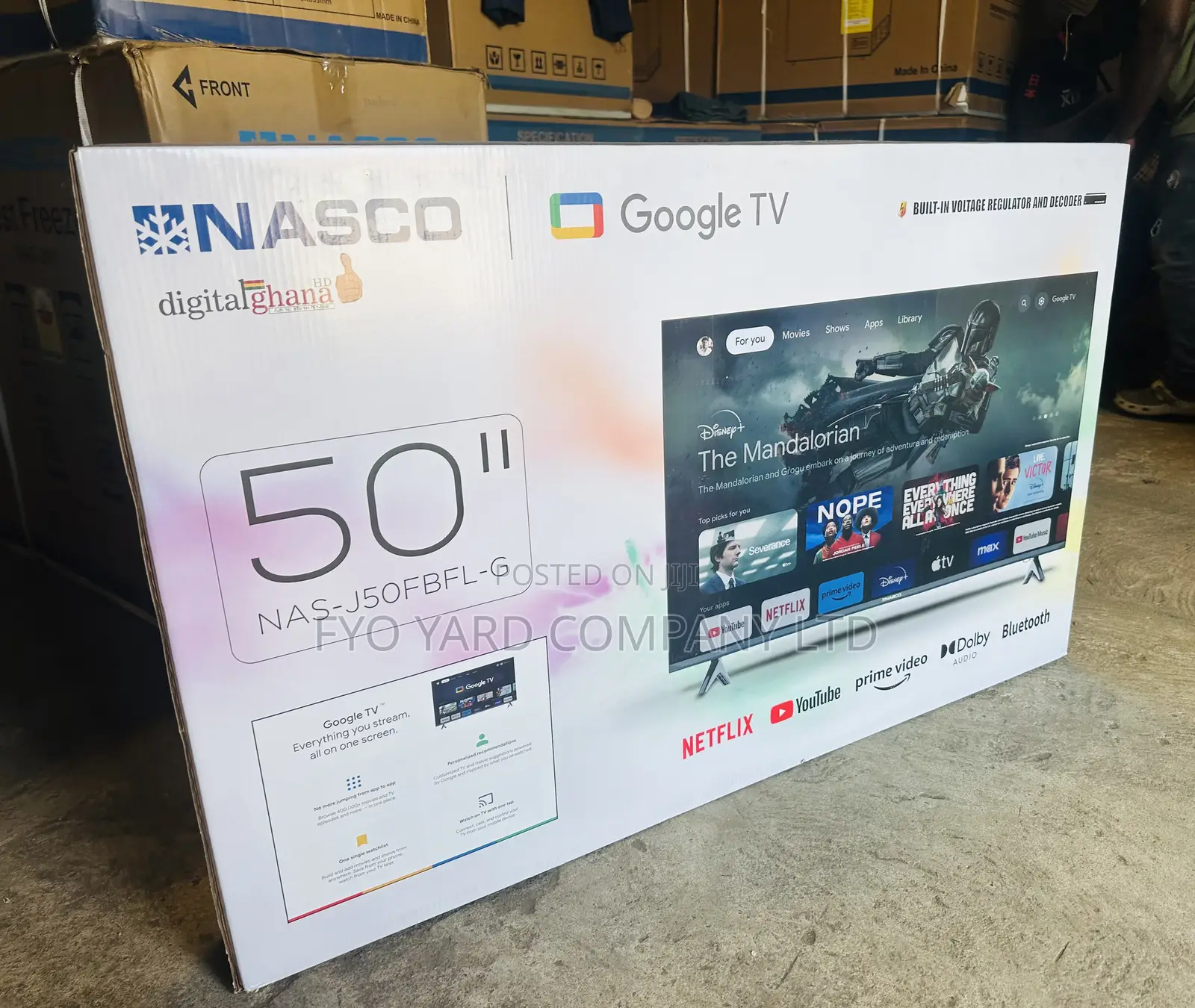 Premium Quality Nasco 50inch Smart Digital Andriod Led Tv
