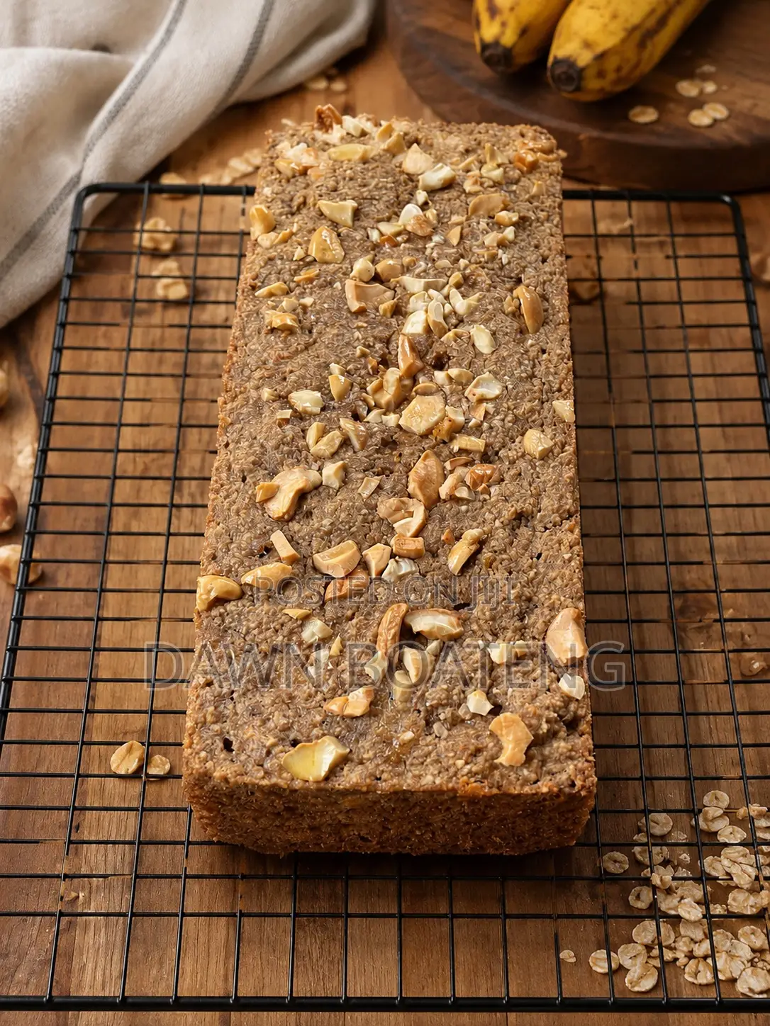 Oats Banana Bread