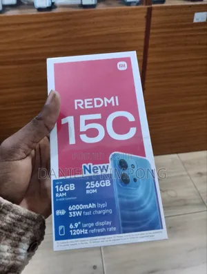 New Xiaomi Redmi 15C 4G 256 GB Black