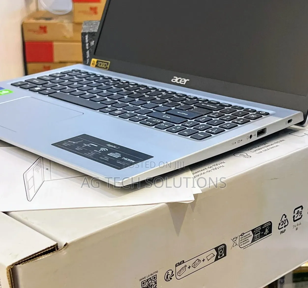 New Laptop Acer 20GB Intel Core i7 HDD+SSD 256GB