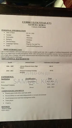 Driver License B