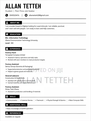 Farming Veterinary CV