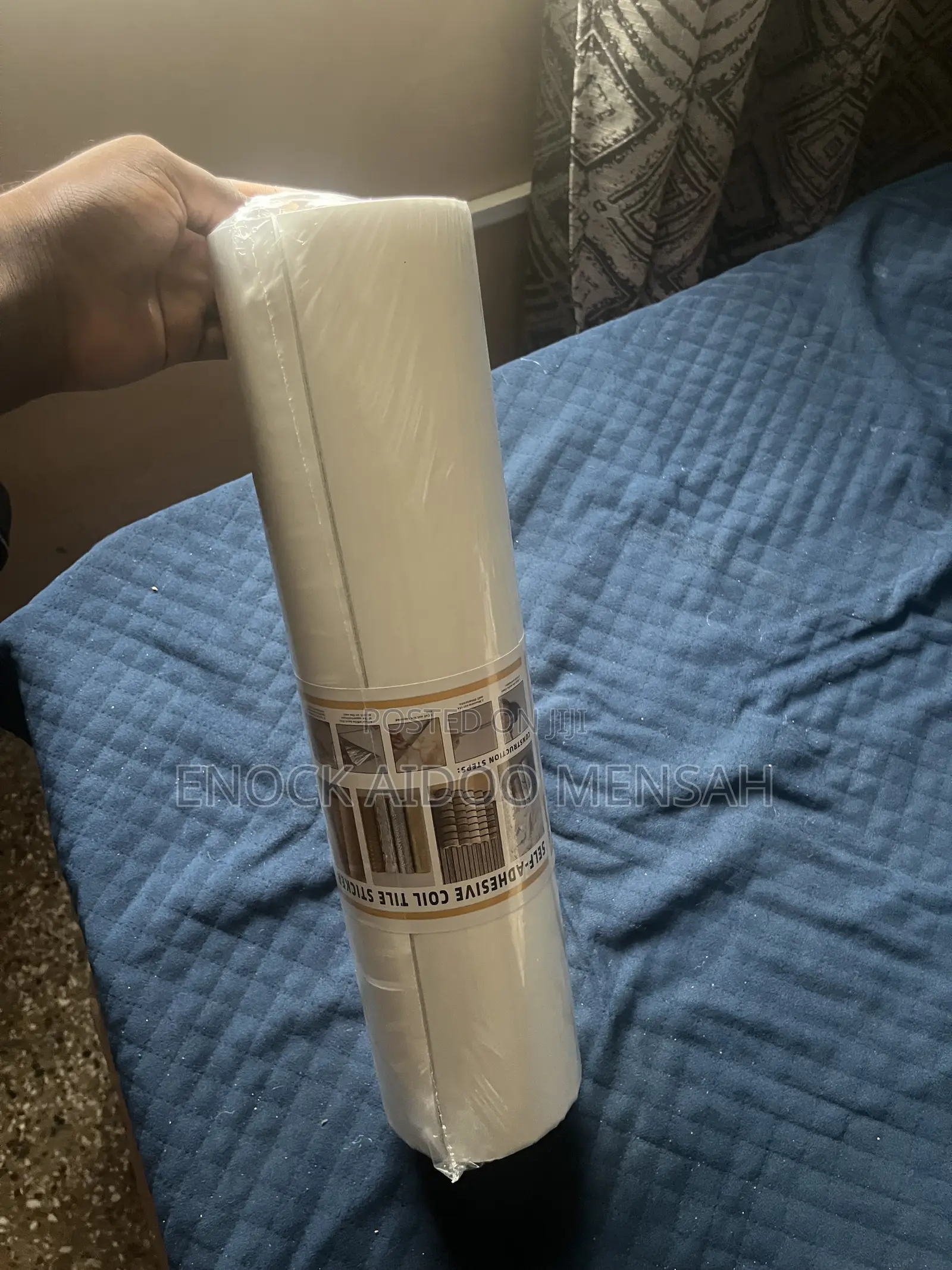 White Adhesive Foam Wallpaper 30cm*3m