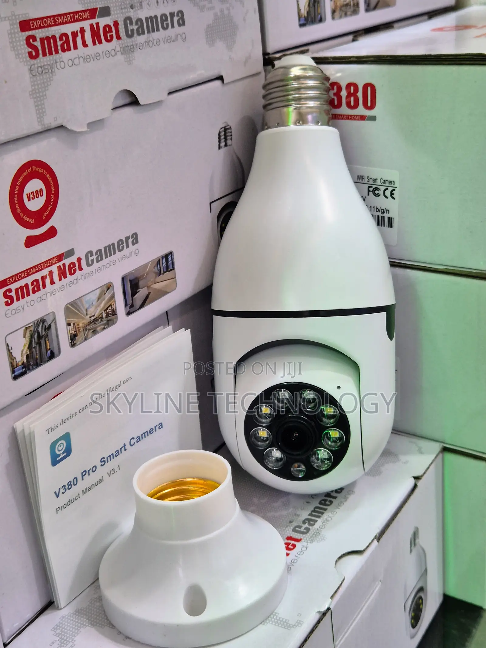 Wireless Smart Bulb Camera