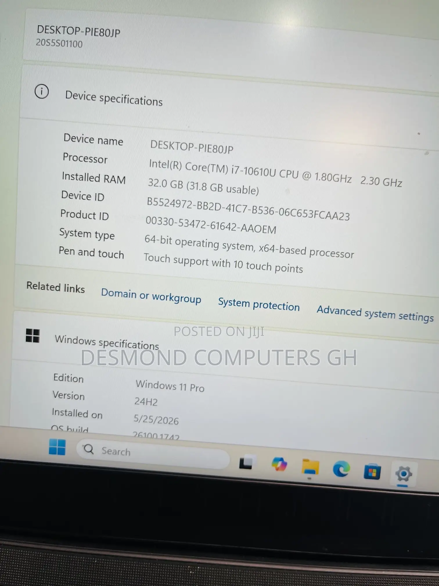 Laptop Lenovo ThinkPad P14s 32GB Intel Core i7 SSD 1T