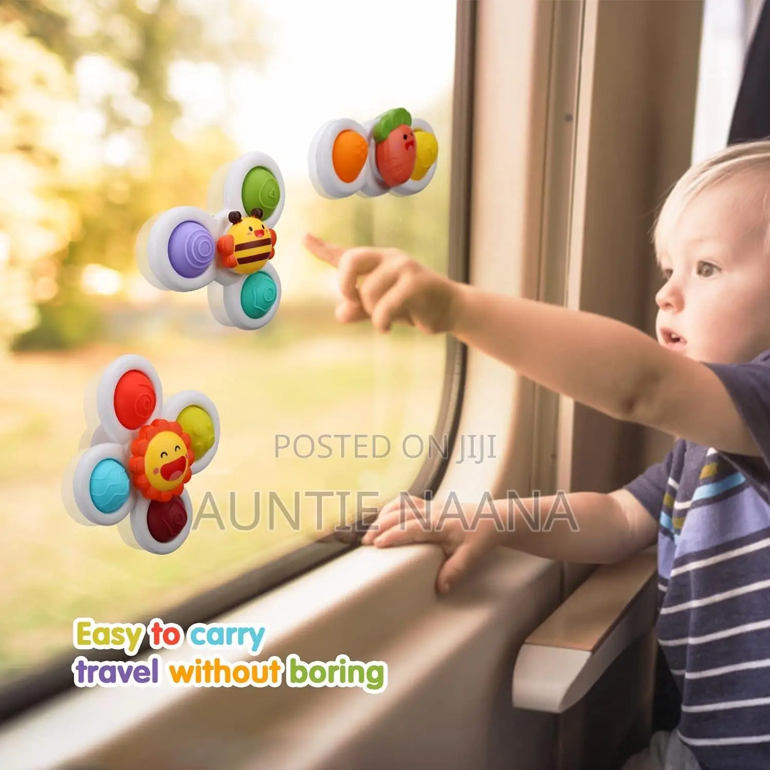Baby Spinning Suction Toys