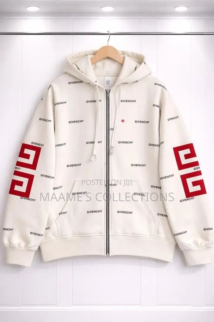 Givenchy Ocean Classic Fit Bonded Zip-Up Hoodie