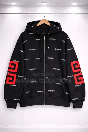 Givenchy Ocean Classic Fit Bonded Zip-Up Hoodie