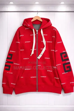Givenchy Ocean Classic Fit Bonded Zip-Up Hoodie