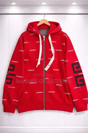 Givenchy Ocean Classic Fit Bonded Zip-Up Hoodie