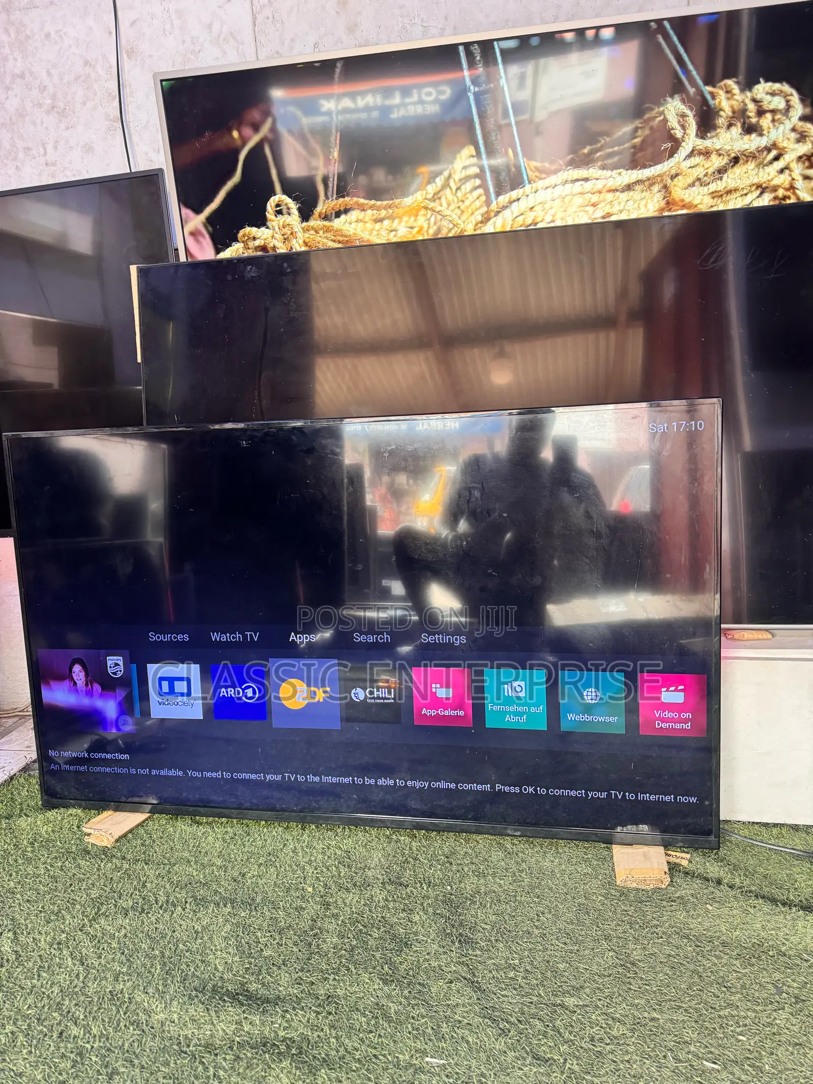Philips 55 Inches Saphia Web Os Premium Uhd Digital Satellite Tv