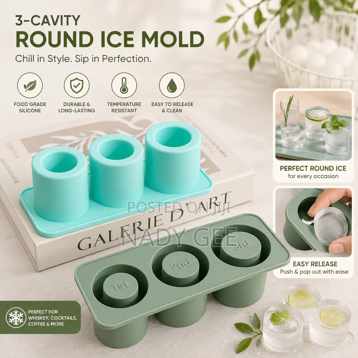 3 In 1 Silicon Ice Mold