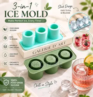 3 In 1 Silicon Ice Mold