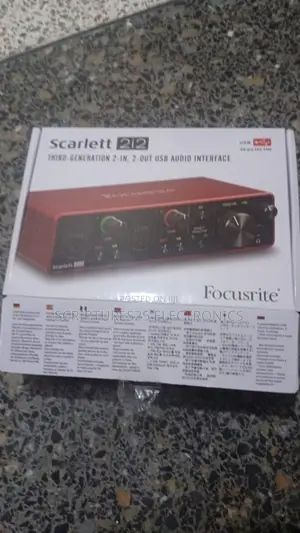Focusrite Scarlett 2i2 3rd Gen Sound Card Soundcard