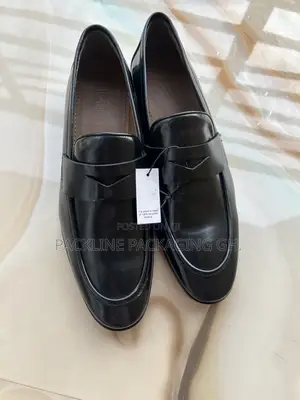 Men’S Classic Black Loafers Shoes | Size 45 | Premium Quality