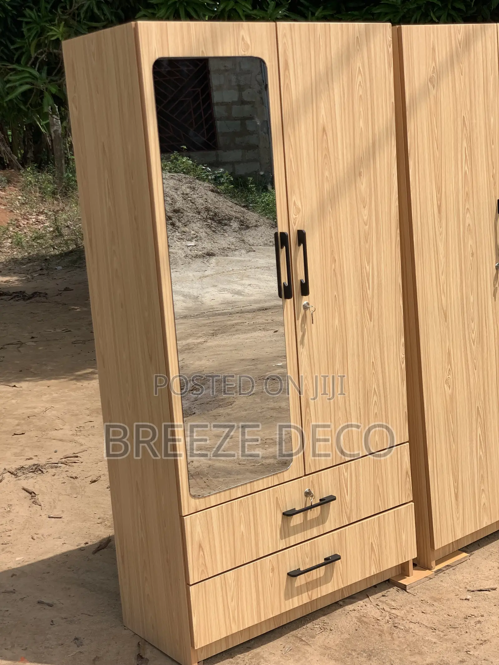 2 in 1 Wardrobe With Two Drawers