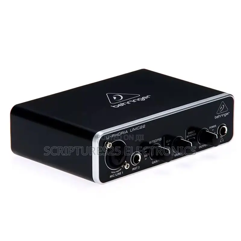 Behringer U-Phoria Umc22 Sound Card Soundcard