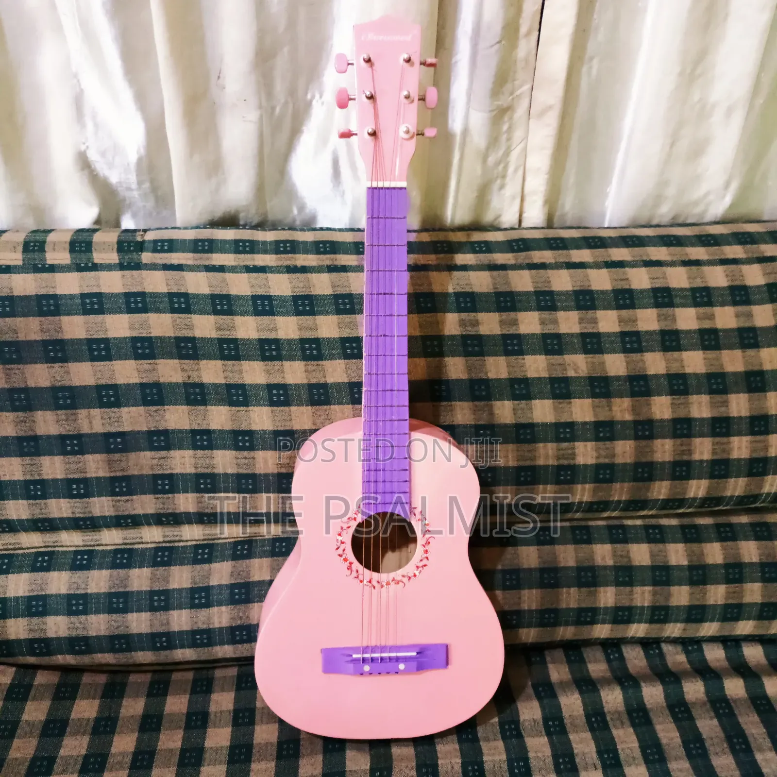 Burswood Jf-30p 1/2 Acoustic Guitar Pink Color