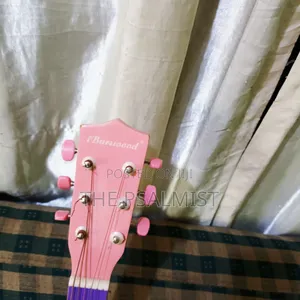 Burswood Jf-30p 1/2 Acoustic Guitar Pink Color