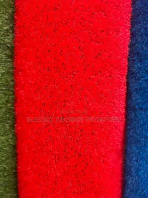 Red Artificial Grass Carpet / Astroturf Red