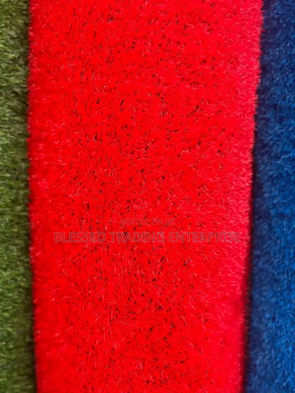 Red Artificial Grass Carpet / Astroturf Red