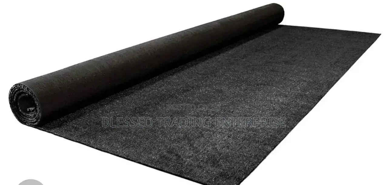 Black Artificial Grass Carpet / Astroturf Black