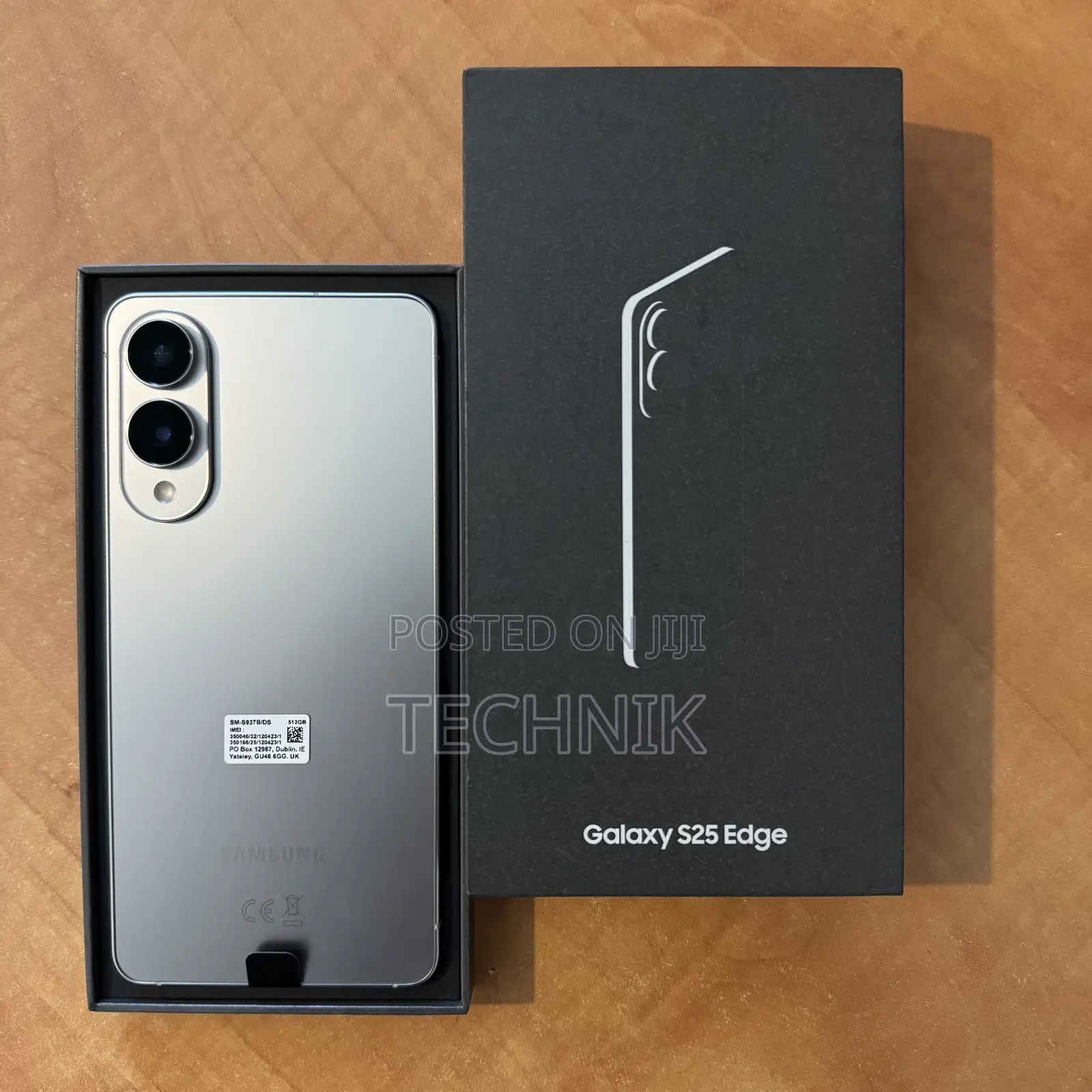 New Samsung Galaxy S25 Edge 512 GB Gray