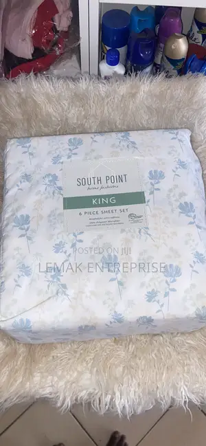 6 Piece King-Size Bed Sheet.