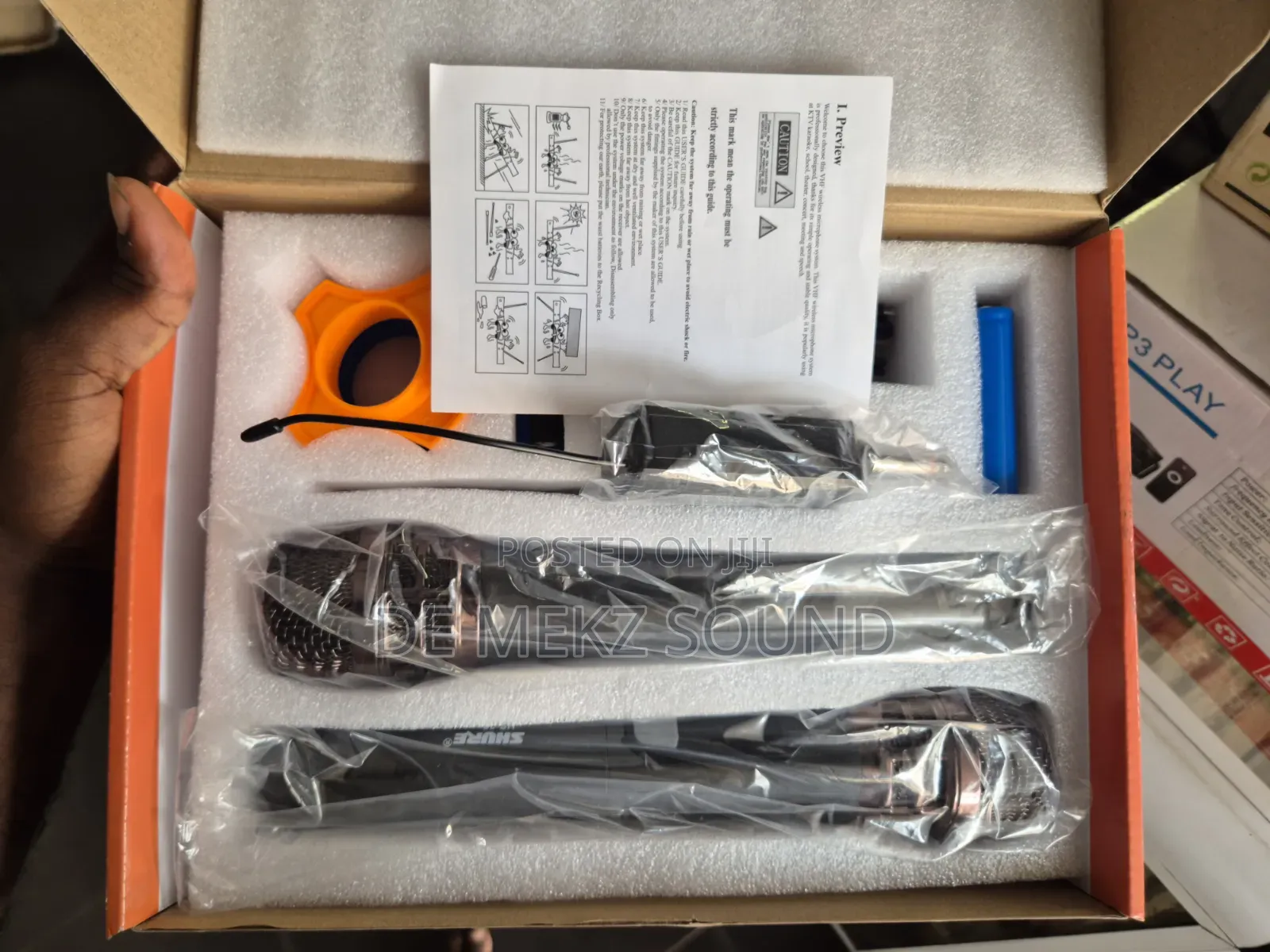 Shure Microphone Hs‐38pro With Dual Receiver