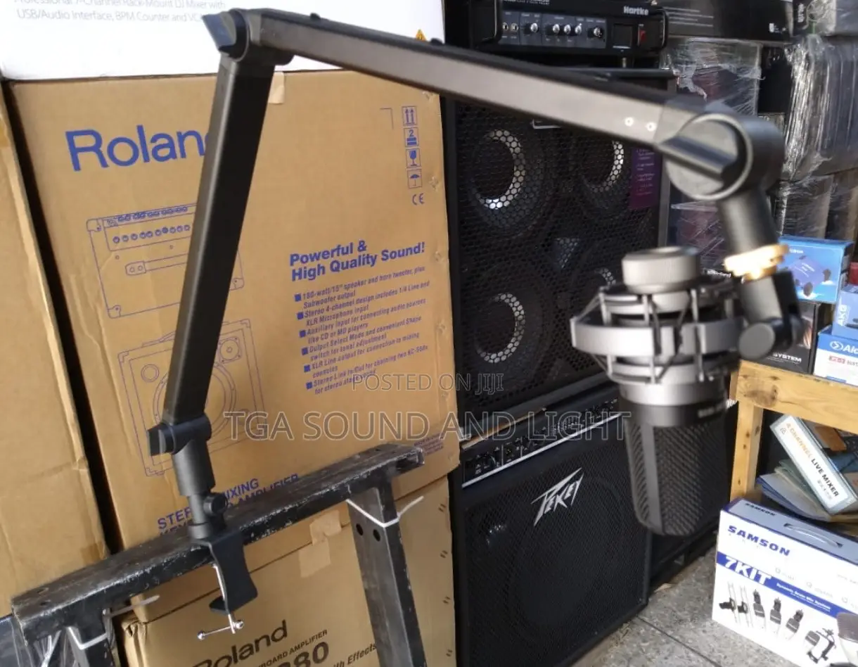 Boom Arm Microphone Stand [Heavy Duty]