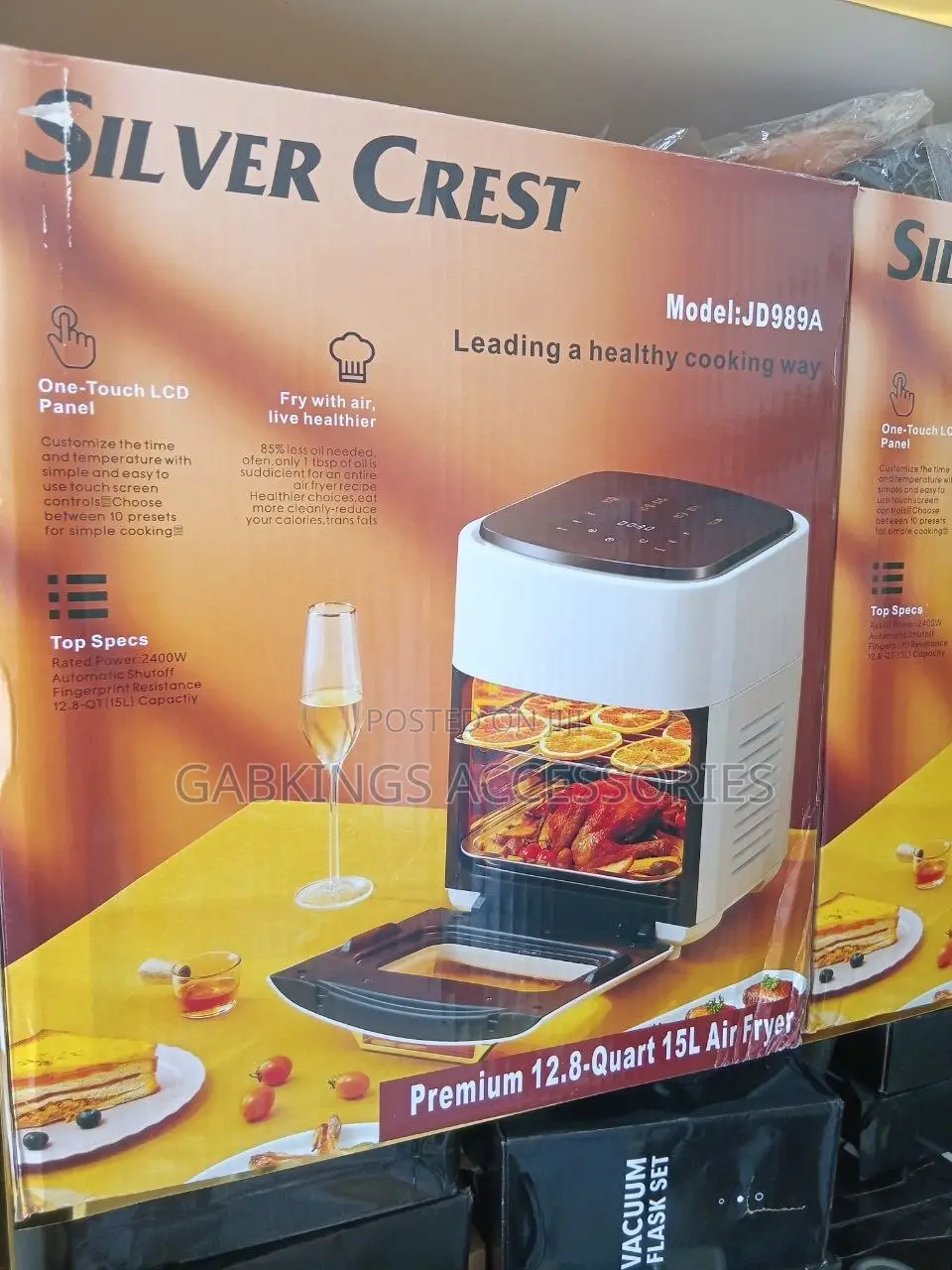 15l Silvercrest Airfryer With Transparent Window