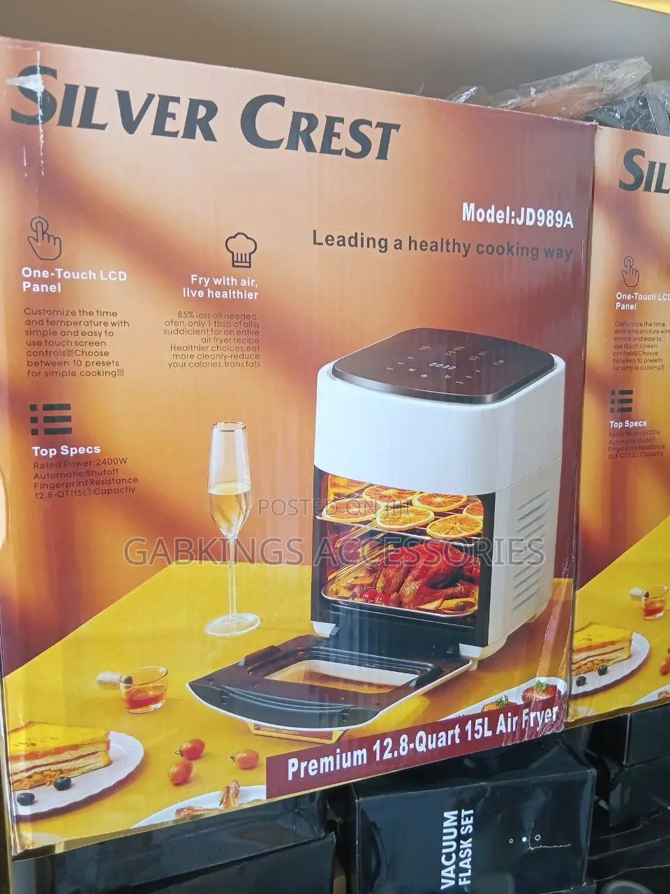 15l Silvercrest Airfryer With Transparent Window