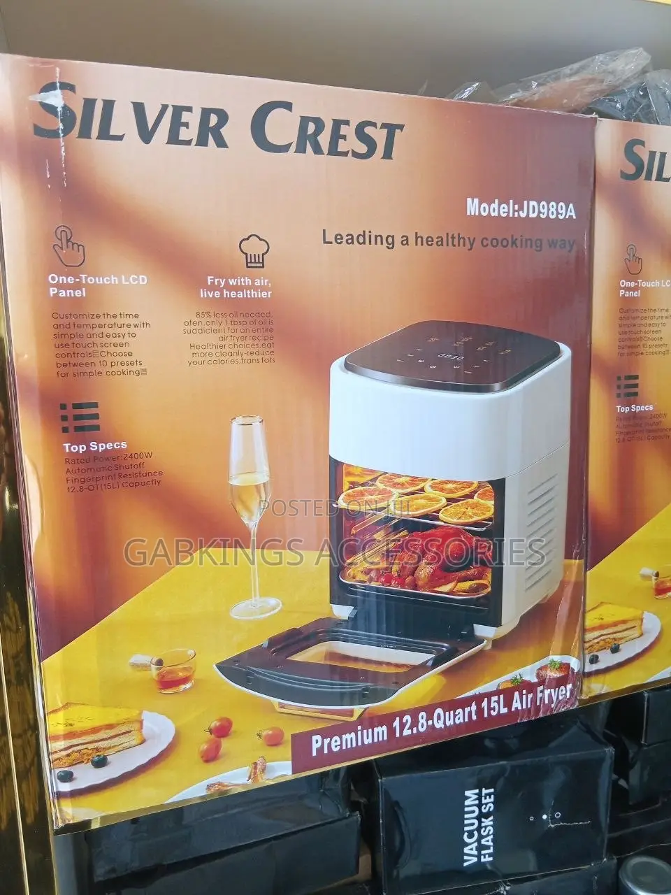 15l Silvercrest Airfryer With Transparent Window