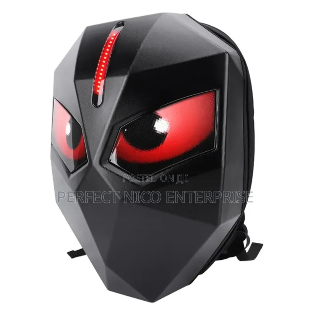 Led Motorcycle Hard Shell Backpack – Smart Display Riding Bag