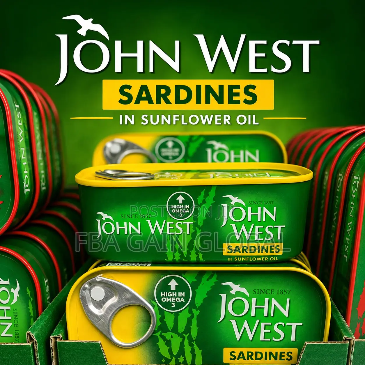 John West Sardines in Sunflower Oil