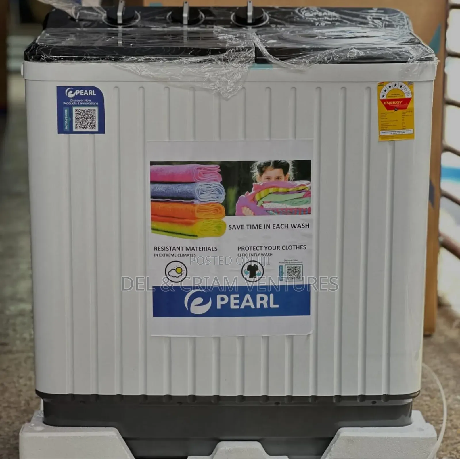 Pearl Topload Washing Machine|7kg|Wash|Spin|Rinse
