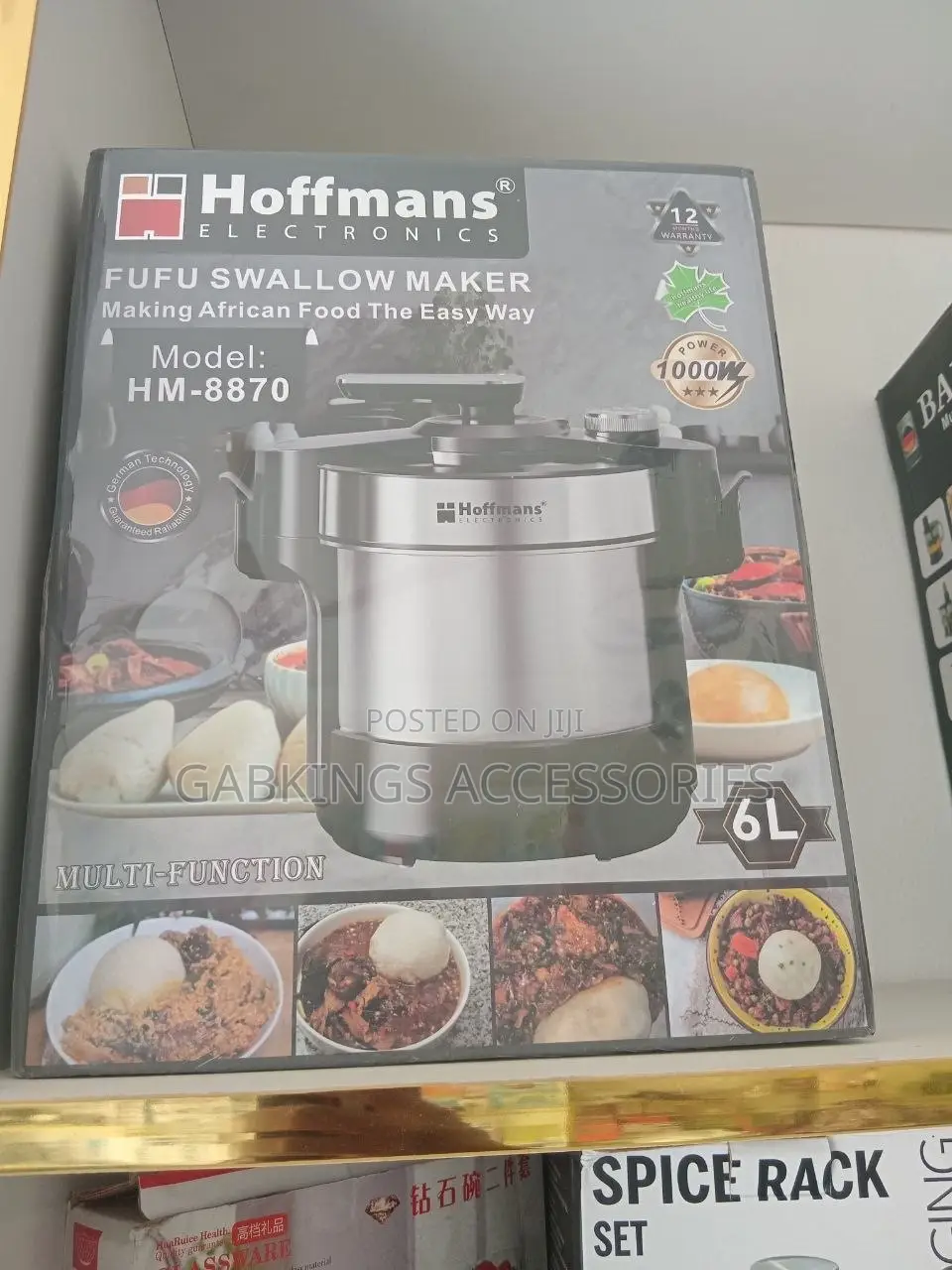 Hoffman 8l Electric Pressure Cooking Pot