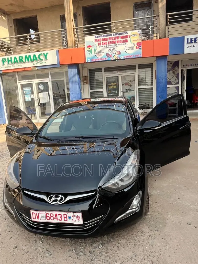Hyundai Elantra Limited 4dr Sedan (1.8L 4cyl 6A) 2014 Black