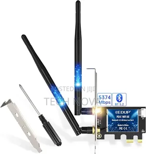 Edup Pci-E Wifi and Bluetooth Network Adapter Card Dongle for Desktop