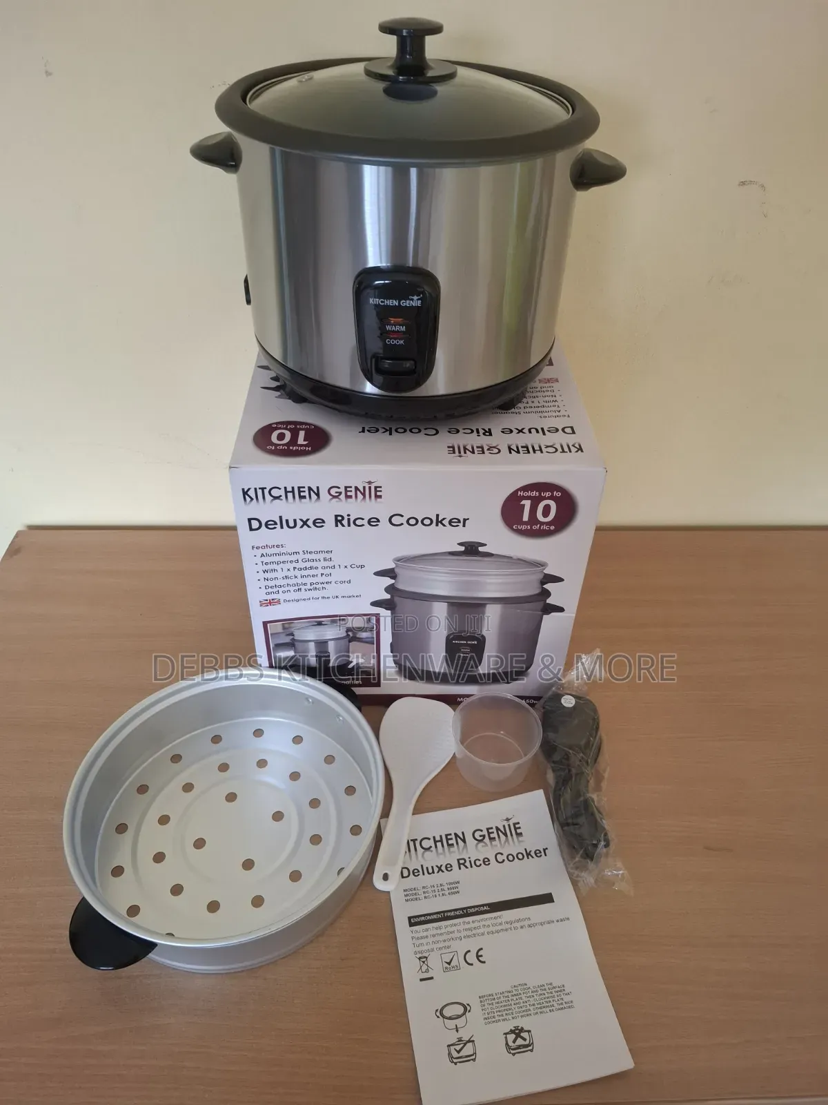 1.8litre Kitchen Genie Rice Cooker Uk