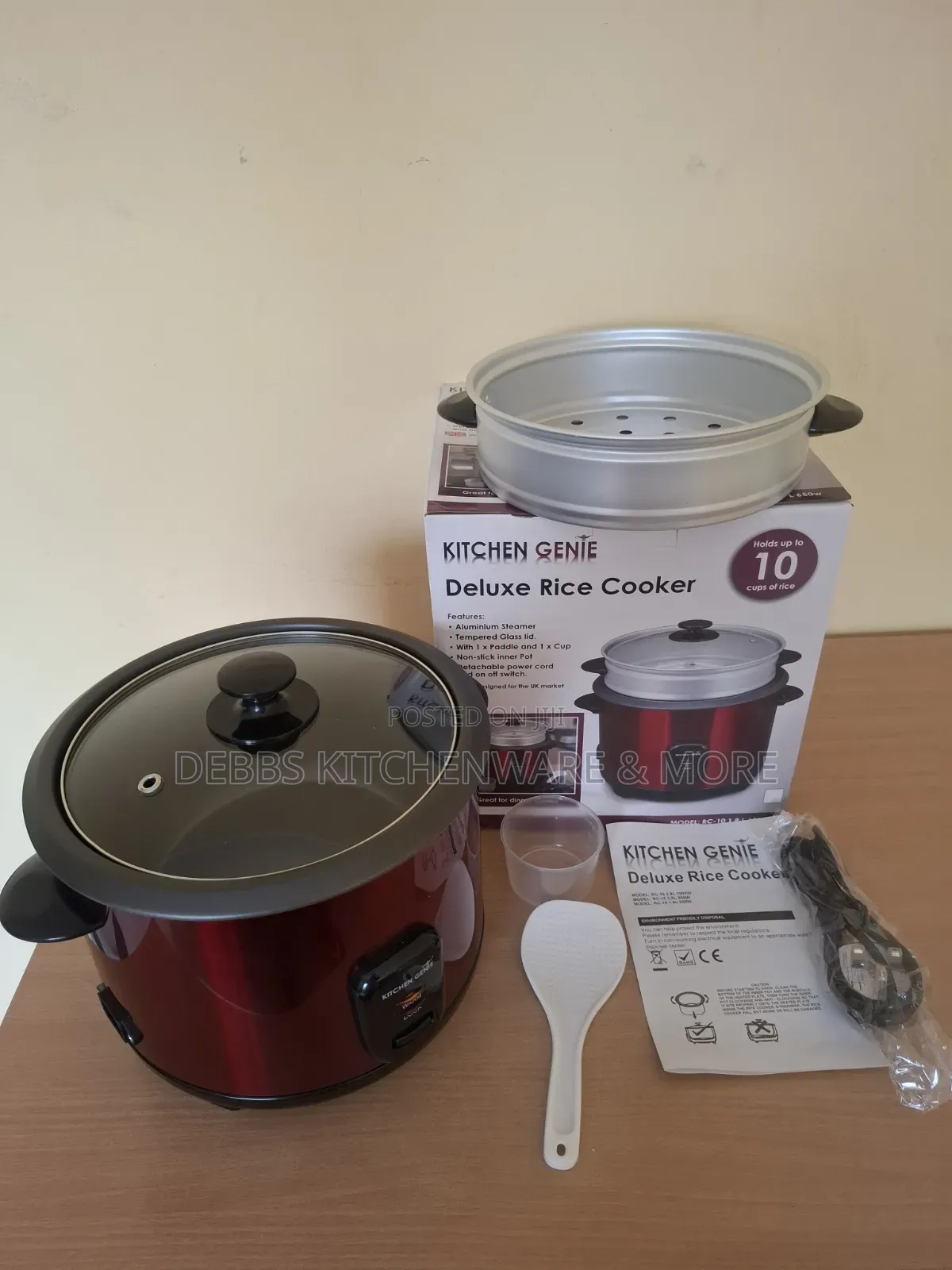 1.8litre Kitchen Genie Rice Cooker Uk