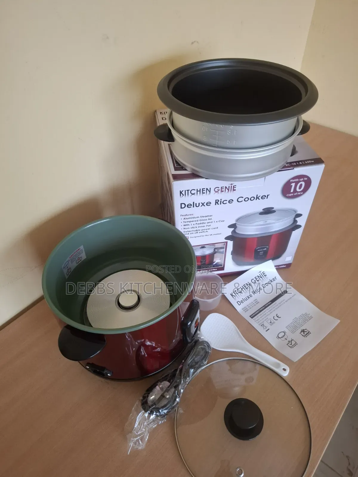 1.8litre Kitchen Genie Rice Cooker Uk