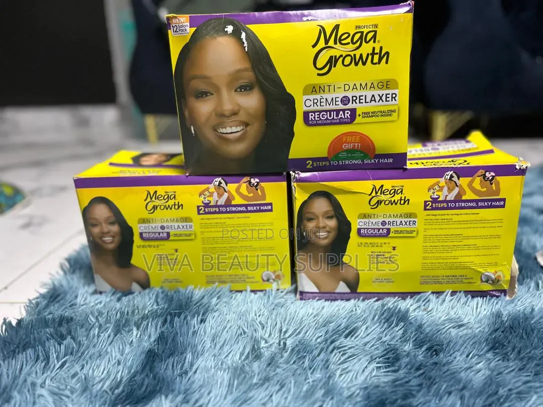 Mega Growth Anti-damage Creme Relaxer - 12 Pack