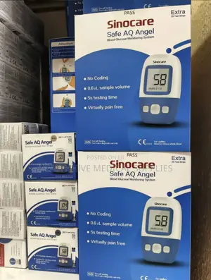 Sinocare Complete Glucose Meter With Strips and Lancet