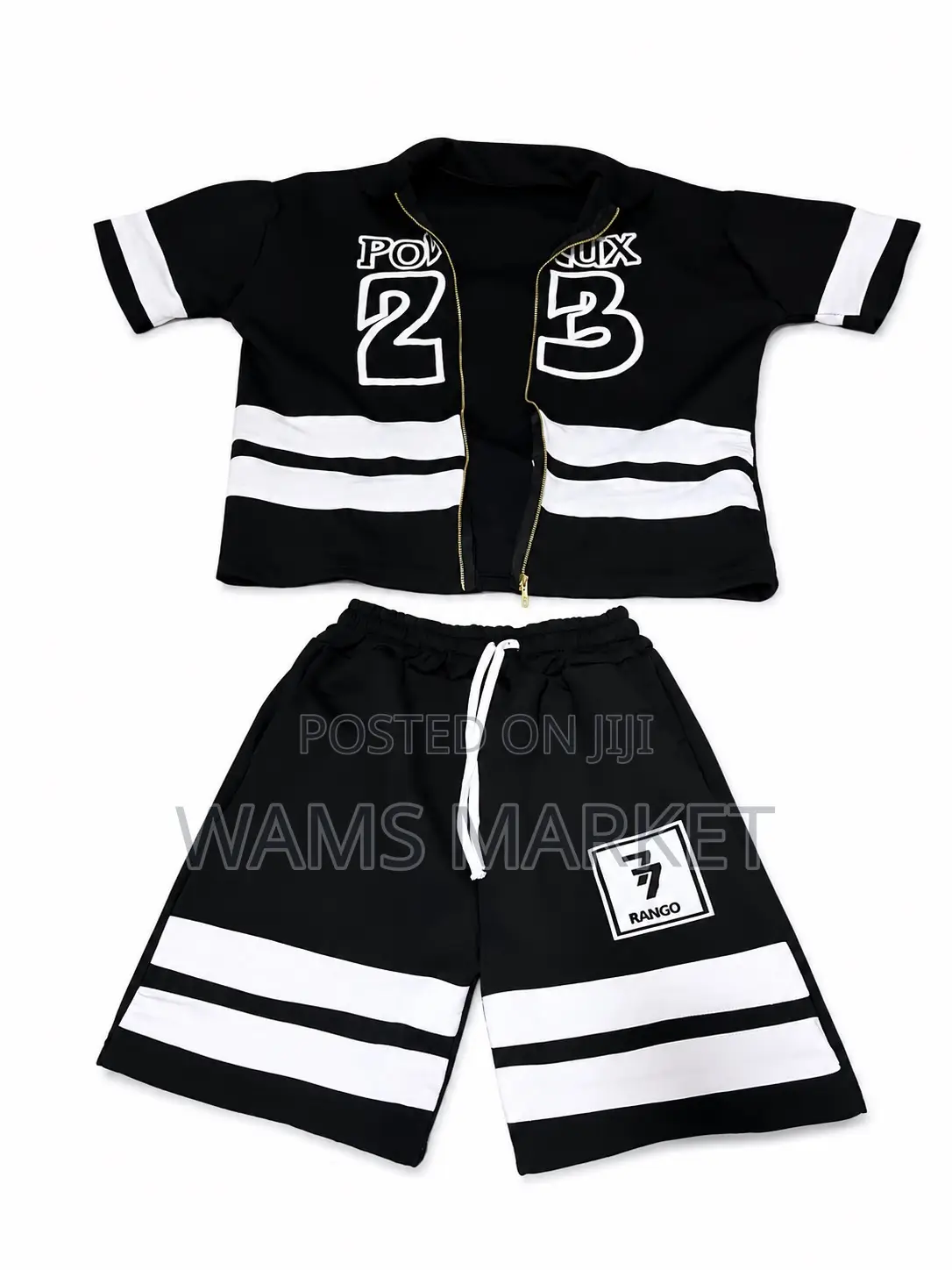 Men’S 2-piece Sporty Tracksuit Set – Zip Top Shorts