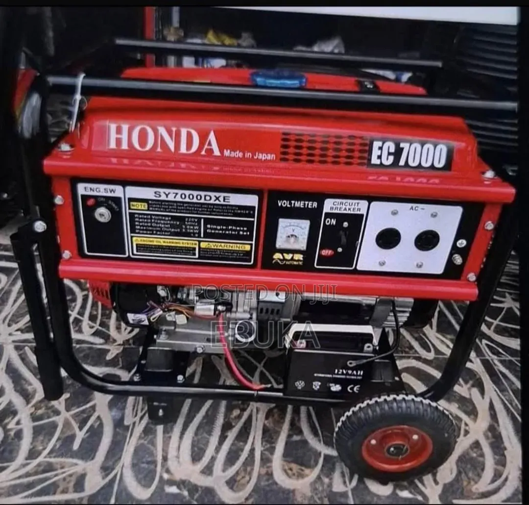 Honda 7000watts , Suzuki 15000watts and Super 9500watts.