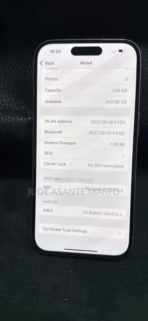 Apple iPhone 16 256 GB Pink