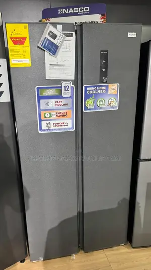 Nasco 400l Side-by-Side 3-Star Energy Saving Fridge Nasf2-66.1ff