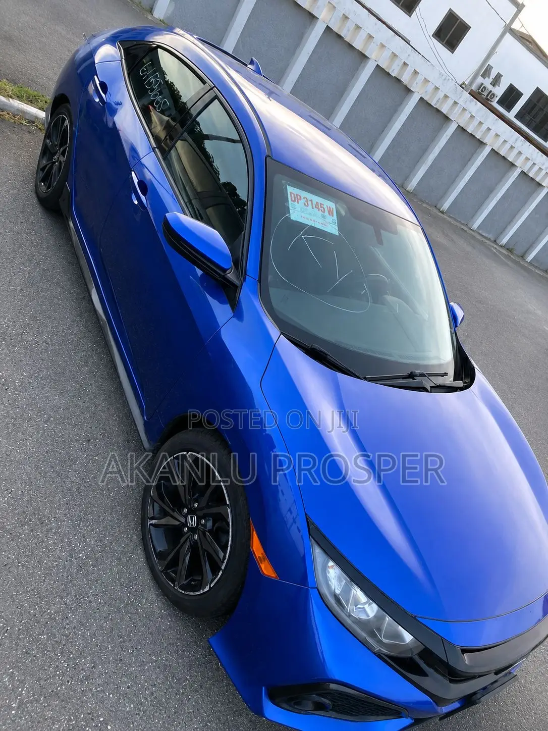 Honda Civic LX Hatchback 2018 Blue