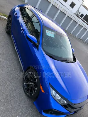Honda Civic LX Hatchback 2018 Blue